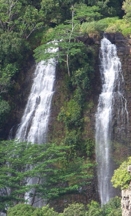 Pic of one of the many falls on Kauai.